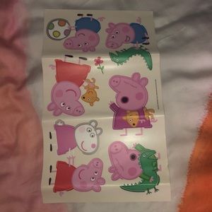 Peppa Pig Wall Decal 1 sheet